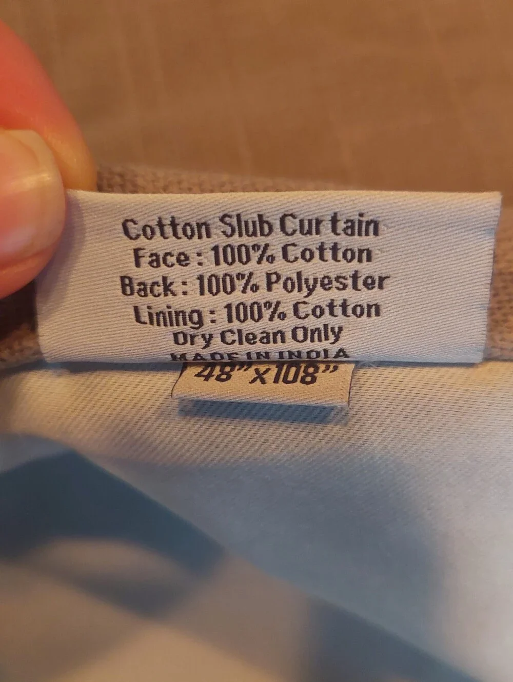 NWOT! Quince Cotton Slub Gray Darkening Curtains Set Of 2 Panels! 48